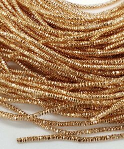 Metalwork Bright Check Gold