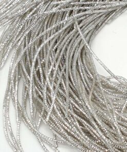Metalwork Bright Check Silver