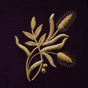 jung byun hand embroidery portfolio coronation goldwork