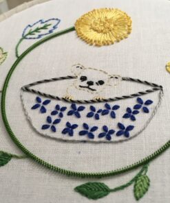 New puppy hand embroidery kit